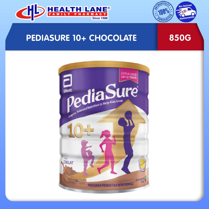 PEDIASURE 10+ COKLAT (850G)